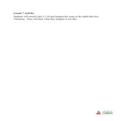 The Incarnation -  Activity